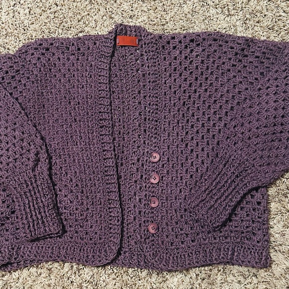Purple Knit Women's Sweater